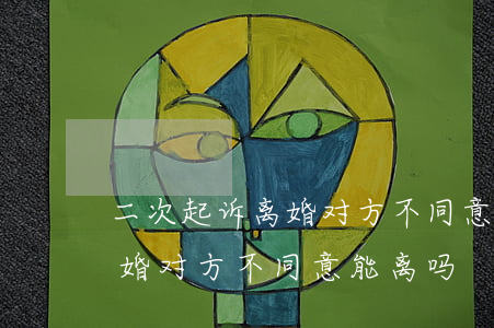 二次起诉离婚对方不同意能离吗(二次起诉离婚对方不同意能离吗)