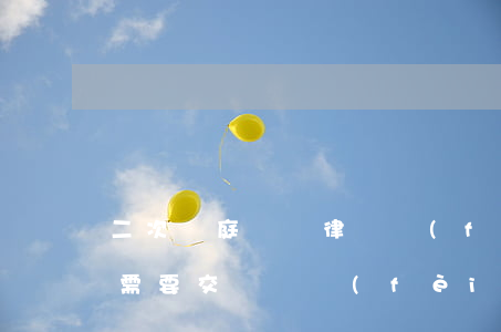 二次開庭還給律師費(fèi)嗎(二次開庭需要交訴訟費(fèi)嗎)