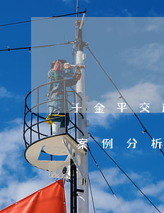 于金平交通肇事案罪名(北京余金平交通肇事案例分析)