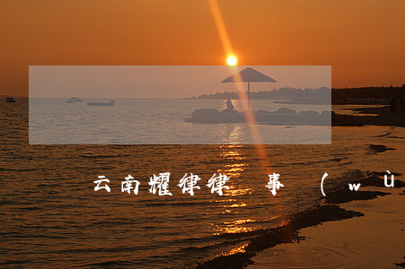 云南耀律律師事務(wù)所怎么樣