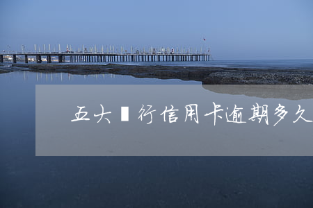 五大銀行信用卡逾期多久(信用卡逾期好幾年)
