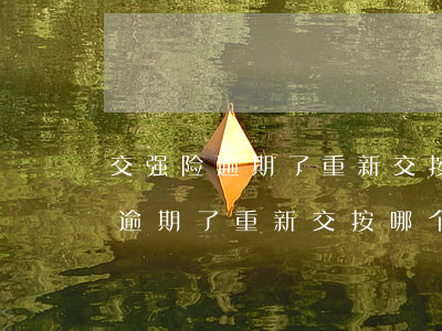 交强险逾期了重新交按哪个时间算-交强险逾期了重新交按哪个时间算呢
