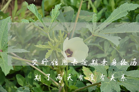 交行信用卡逾期亲身经历(交通银行信用卡逾期了两天有没有关系)
