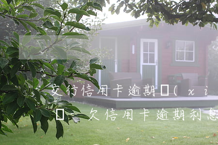 交行信用卡逾期協(xié)商還款有利息嗎-欠信用卡逾期利息可以協(xié)商嗎