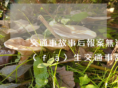 交通事故事后報案無法劃分責(zé)任(發(fā)生交通事故由哪方報警)