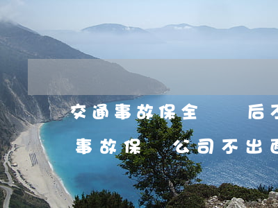 交通事故保全車輛后不起訴怎么辦(出了交通事故保險公司不出面怎么起訴它)
