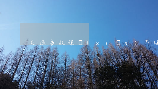 交通事故保險(xiǎn)不理賠怎么辦