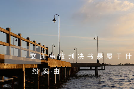 交通事故判决书是属于什么纠纷(交通事故纠纷案由)