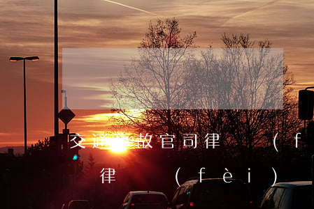交通事故官司律師費(fèi)(交通事故訴訟律師費(fèi))