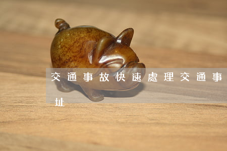 交通事故快速處理(交通事故快速處理中心地址)