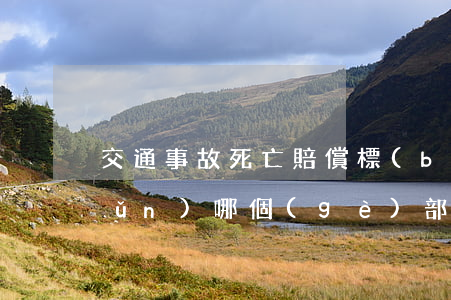 交通事故死亡賠償標(biāo)準(zhǔn)哪個(gè)部門(mén)(交通事故死亡賠償金標(biāo)準(zhǔn)認(rèn)定最新司法解釋)