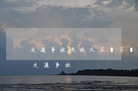 交通事故老板父子(兒子開父親名下的車子出交通事故)