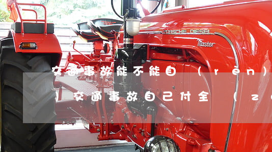 交通事故能不能自認(rèn)全責(zé)(交通事故自己付全責(zé)會(huì)怎樣)