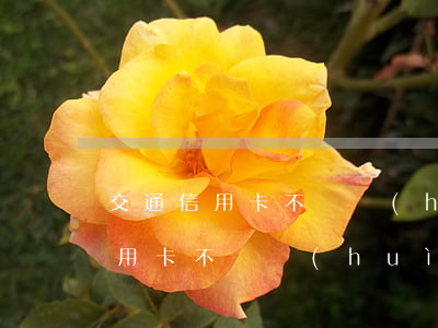 交通信用卡不還會(huì)坐牢嗎(交通信用卡不還會(huì)坐牢嗎)