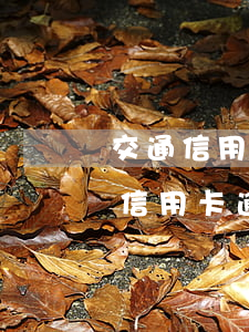 交通信用卡逾期1個(gè)多月(交通銀行信用卡逾期一天會(huì)有不良記錄嗎)