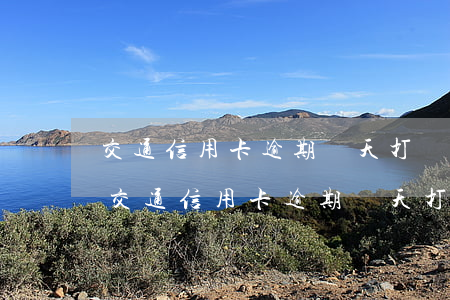 交通信用卡逾期幾天打聯(lián)系人(交通信用卡逾期幾天打聯(lián)系人)