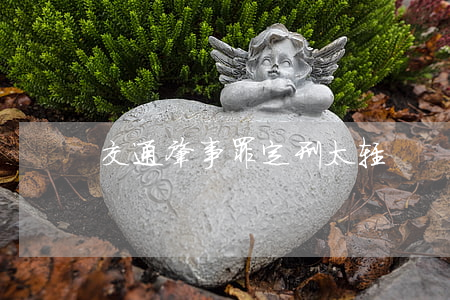 交通肇事罪定刑太轻