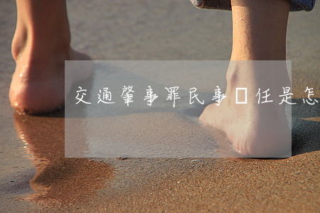 交通肇事罪民事責任是怎么回事