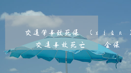 交通肇事致死保險(xiǎn)公司怎么賠償(交通事故死亡賠償金保險(xiǎn)公司賠給誰)