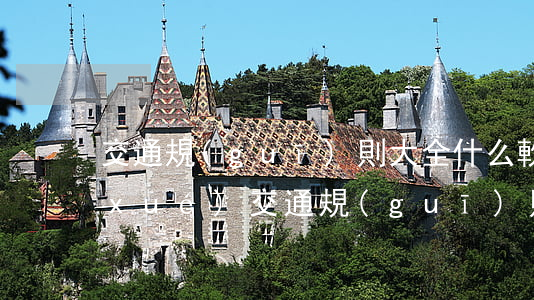 交通規(guī)則大全(什么軟件可以學(xué)交通規(guī)則大全)