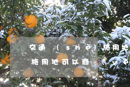 交通設(shè)施用地(交通設(shè)施用地可以商業(yè)用途嗎)