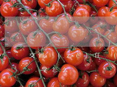 交通責(zé)任認(rèn)定書對方不簽字怎么辦