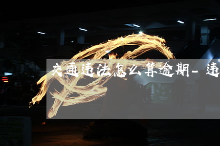 交通违法怎么算逾期-违章处罚逾期怎么算
