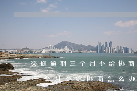 交通逾期三个月不给协商怎么办-交通逾期三个月不给协商怎么办呢