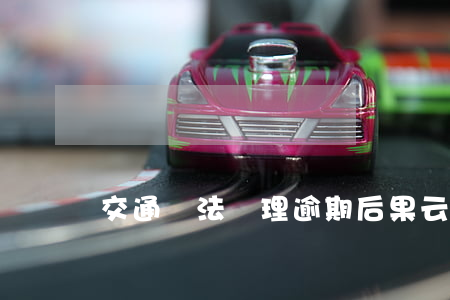 交通違法處理逾期后果(云南滇聲氣臟臟)