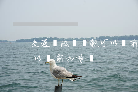 交通違法處罰款可以稅前扣除嗎(車輛罰款可以稅前扣除嗎)