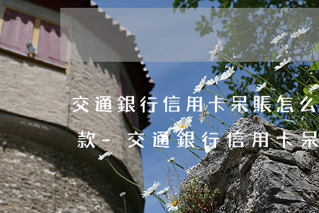 交通銀行信用卡呆賬怎么協(xié)商還款-交通銀行信用卡呆賬怎么協(xié)商還款的