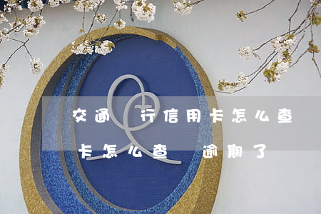 交通銀行信用卡怎么查詢逾期(交通銀行信用卡怎么查詢逾期了)