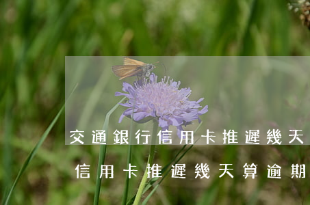 交通銀行信用卡推遲幾天算逾期-交通銀行信用卡推遲幾天算逾期嗎