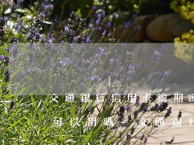交通銀行信用卡逾期凍結(jié)還清還可以用嗎-交通銀行信用卡逾期凍結(jié)還清還可以用嗎