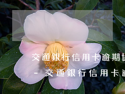 交通銀行信用卡逾期協商個性化分期容易嗎-交通銀行信用卡逾期協商個性化分期容易嗎安全嗎