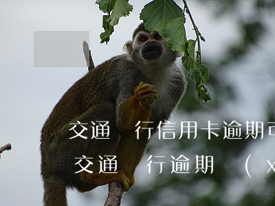 交通銀行信用卡逾期可以協(xié)商么(交通銀行逾期協(xié)商還款為什么不給辦理)