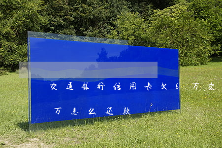交通银行信用卡欠6万(交通银行信用卡欠6万怎么还款)