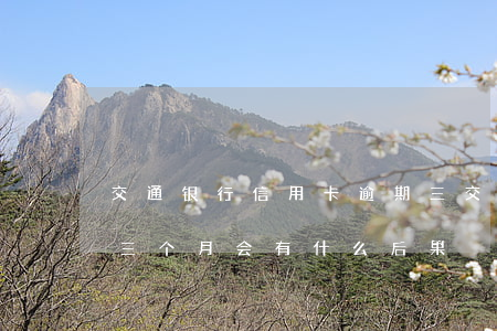 交通银行信用卡逾期三(交通银行信用卡逾期三个月会有什么后果)