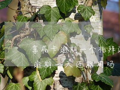 享花卡逾期一个礼拜还了还能用吗-享花卡逾期一天还能用吗