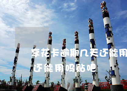 享花卡逾期几天还能用吗-享花卡逾期几天还能用吗贴吧
