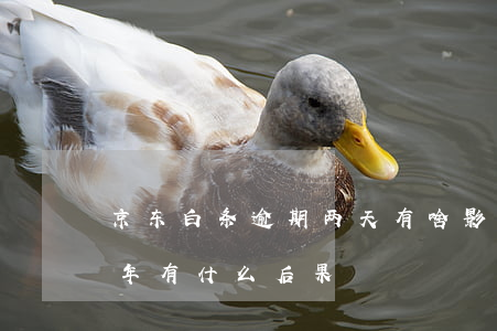 京东白条逾期两天有啥影响（京东白条逾期2年有什么后果）