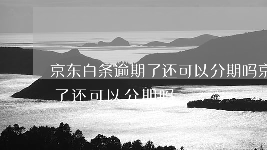 京东白条逾期了还可以分期吗（京东白条逾期了还可以分期吗）