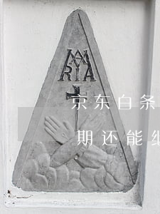 京东白条逾期后还进去还能用吗(京东白条逾期还能继续使用吗)