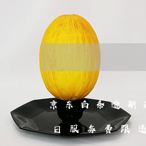 京东白条逾期每天服务费70(京东白条逾期日服务费跟违约金合法吗)