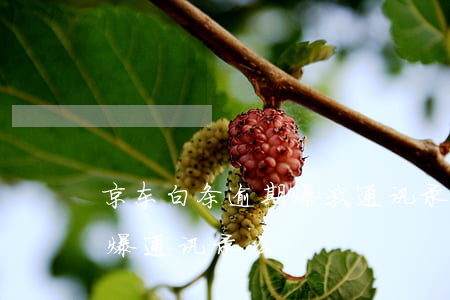 京东白条逾期爆我通讯录（京东白条逾期会被爆通讯录么）
