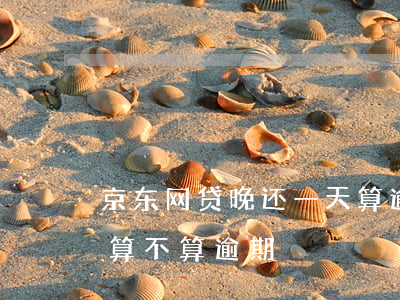 京东网贷晚还一天算逾期吗-网贷当天还款算不算逾期