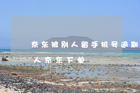 京东被别人留手机号逾期(手机号在京东被别人京东下单)