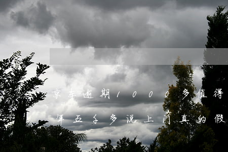 京东逾期1000多值得上门吗(京东逾期半年五千多说上门真的假的?)