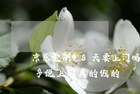 京东逾期48天要上门吗(京东逾期半年七千多说上门真的假的?)