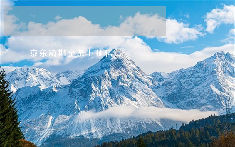 京东逾期金条上征信